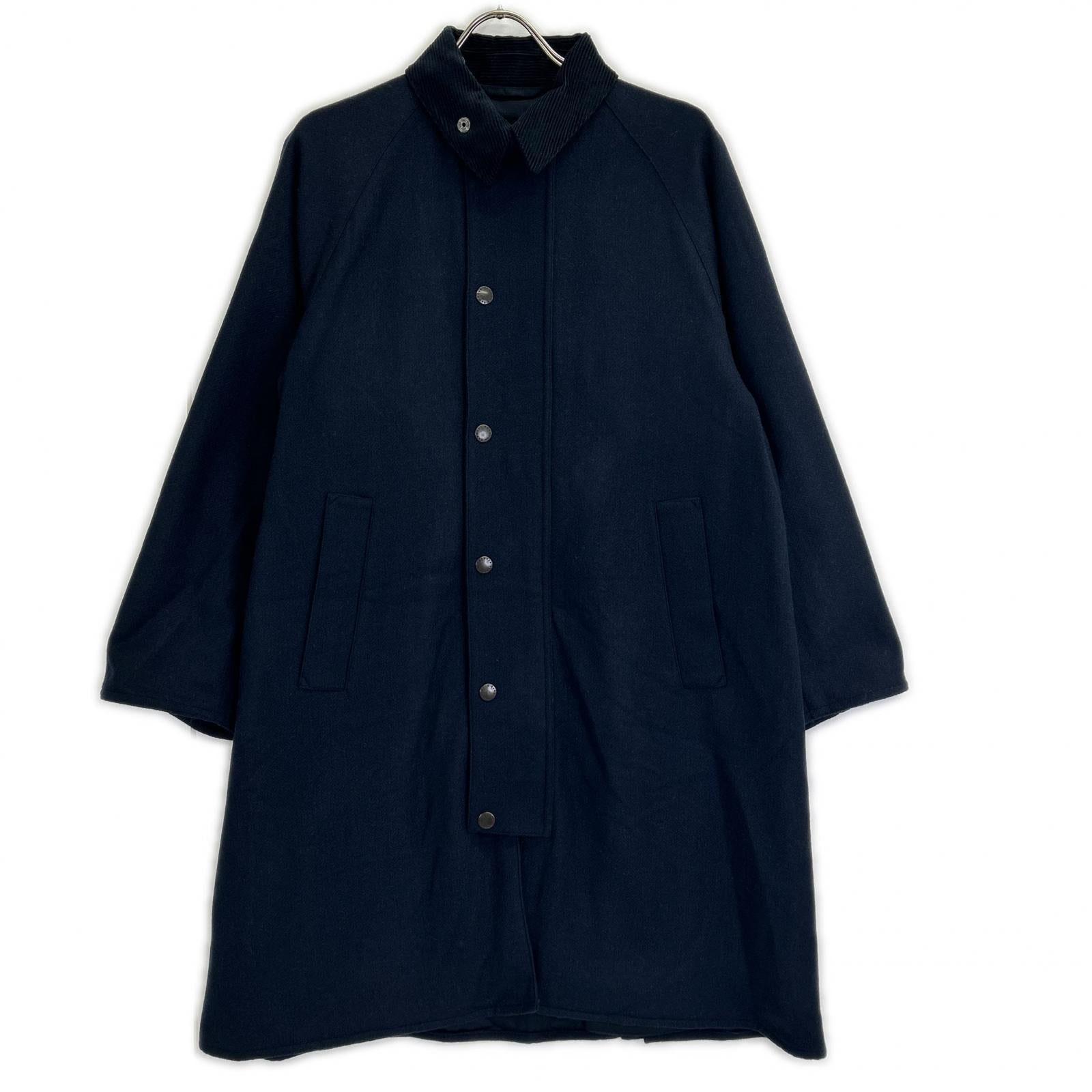 Barbour 巴伯尔 【美品/日本国内正规】252MCAG023 EXMOOR Japan Exclusive 埃克斯莫尔 羊毛中长款大衣