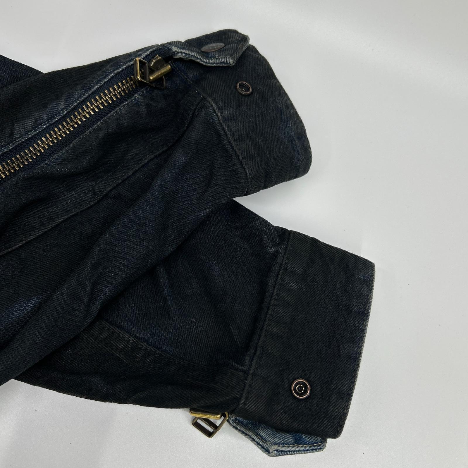 (g) グラム GB0126 JKT03 ブラック Denim Riders Jacket デニムライダースジャケット ジャケット