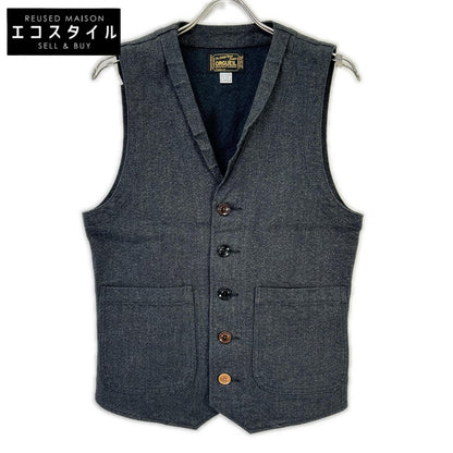 ORGUEIL オルゲイユ OR-4009 グレー 撚り杢生地 Gilet ジレ ベスト ベスト
