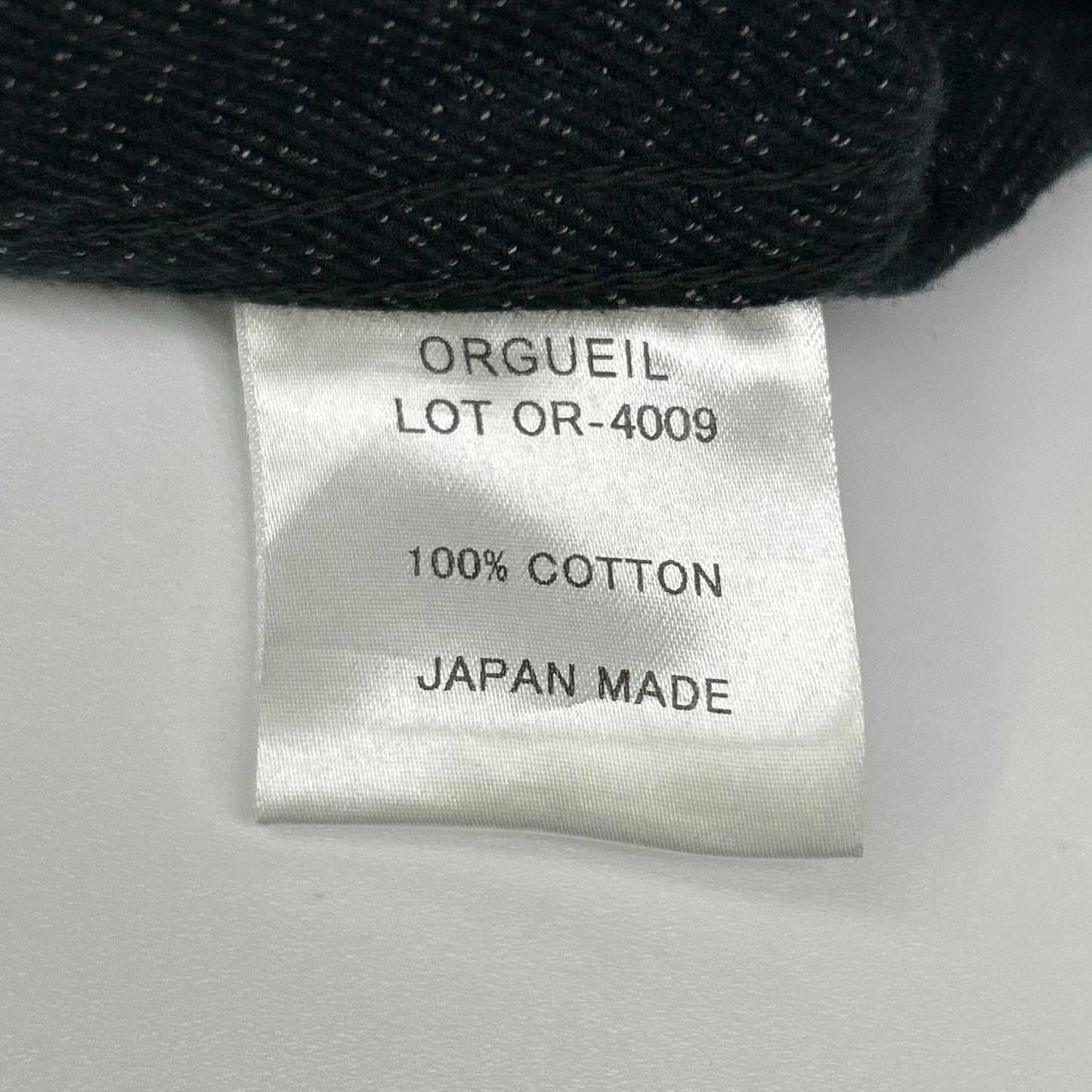 ORGUEIL オルゲイユ OR-4009 グレー 撚り杢生地 Gilet ジレ ベスト ベスト