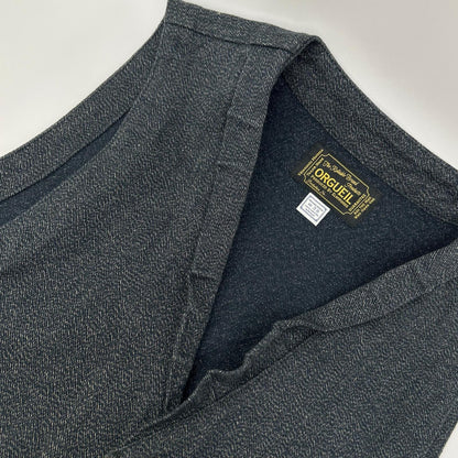 ORGUEIL オルゲイユ OR-4009 グレー 撚り杢生地 Gilet ジレ ベスト ベスト