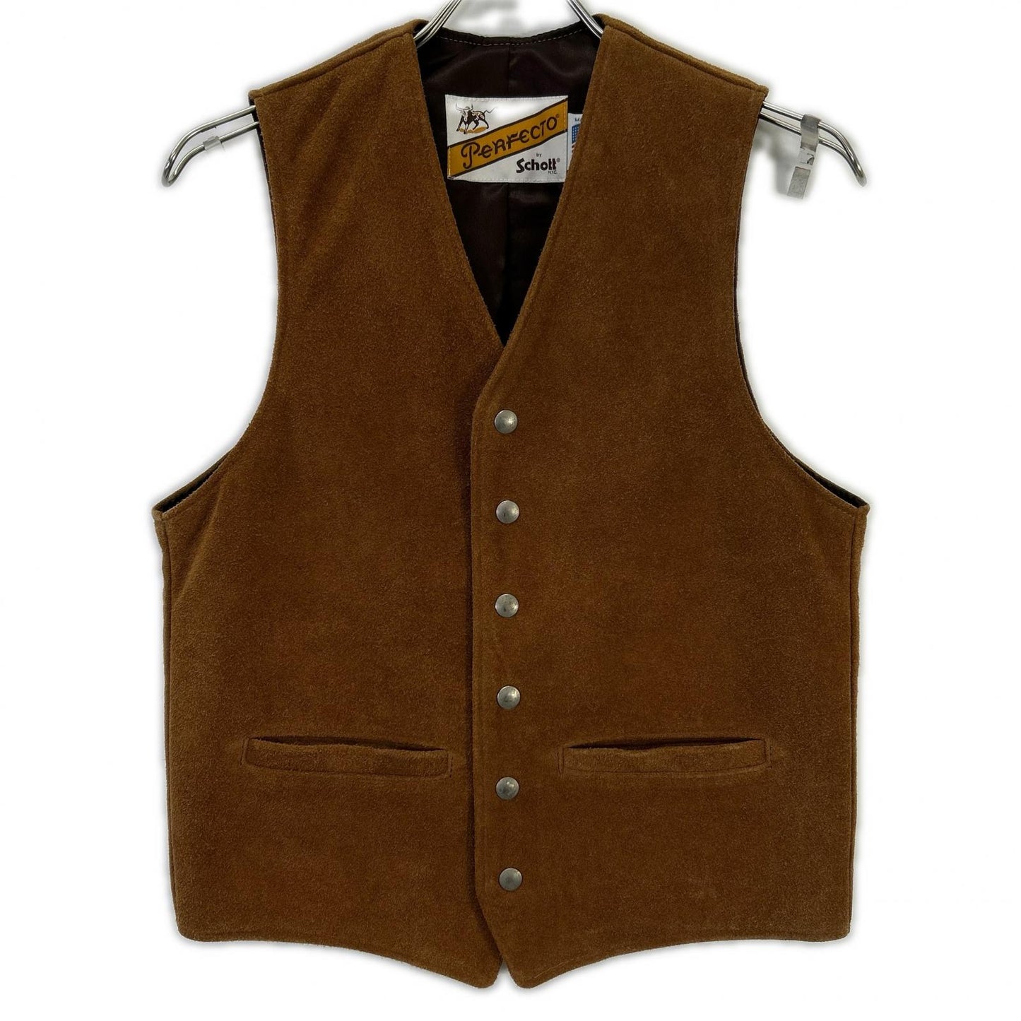 SCHOTT ショット Perfecto 7573 321USV ブラウン SUEDE MC VEST ベスト ベスト