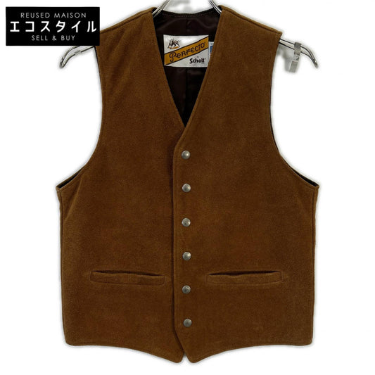 schott ショット Perfecto 7573 321USV ブラウン SUEDE MC VEST ベスト ベスト
