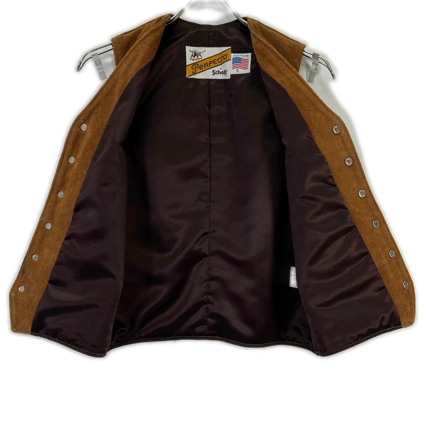 SCHOTT ショット Perfecto 7573 321USV ブラウン SUEDE MC VEST ベスト ベスト