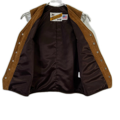 SCHOTT ショット Perfecto 7573 321USV ブラウン SUEDE MC VEST ベスト ベスト