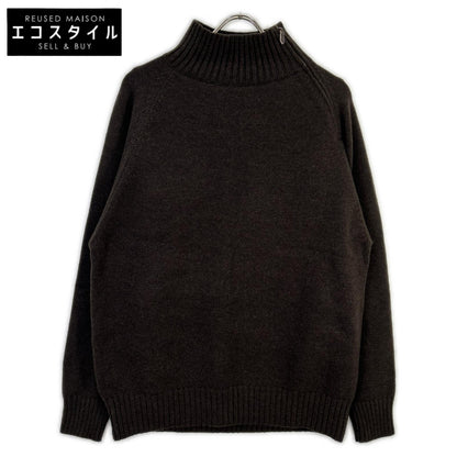 PORT BY ARK ポートバイアーク PO18-KN01 ブラウン Half Zip Knit ハーフジップニット トップス