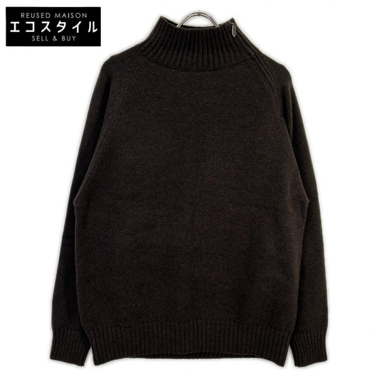 PORT BY ARK ポートバイアーク PO18-KN01 ブラウン Half Zip Knit ハーフジップニット トップス