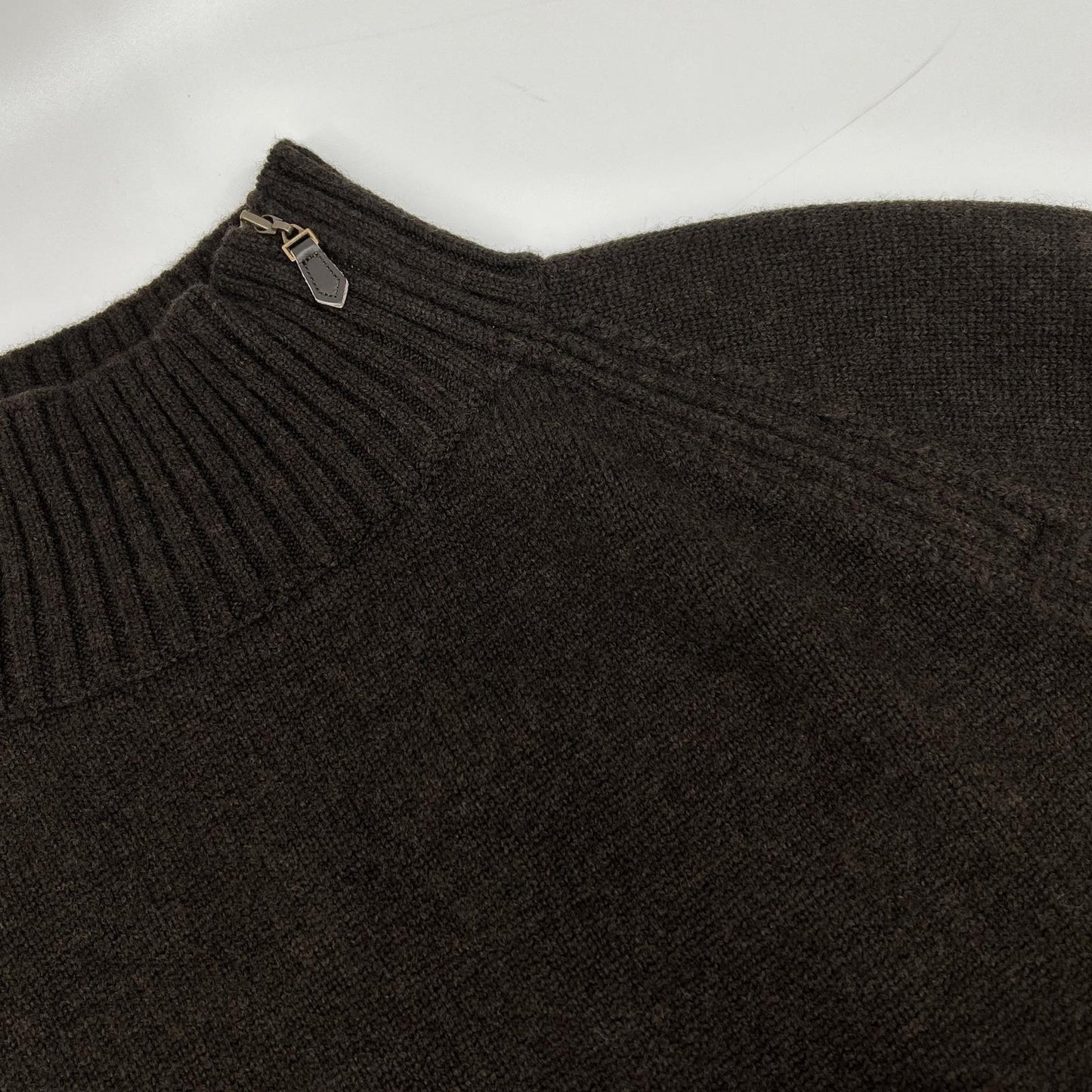 PORT BY ARK ポートバイアーク PO18-KN01 ブラウン Half Zip Knit ハーフジップニット トップス