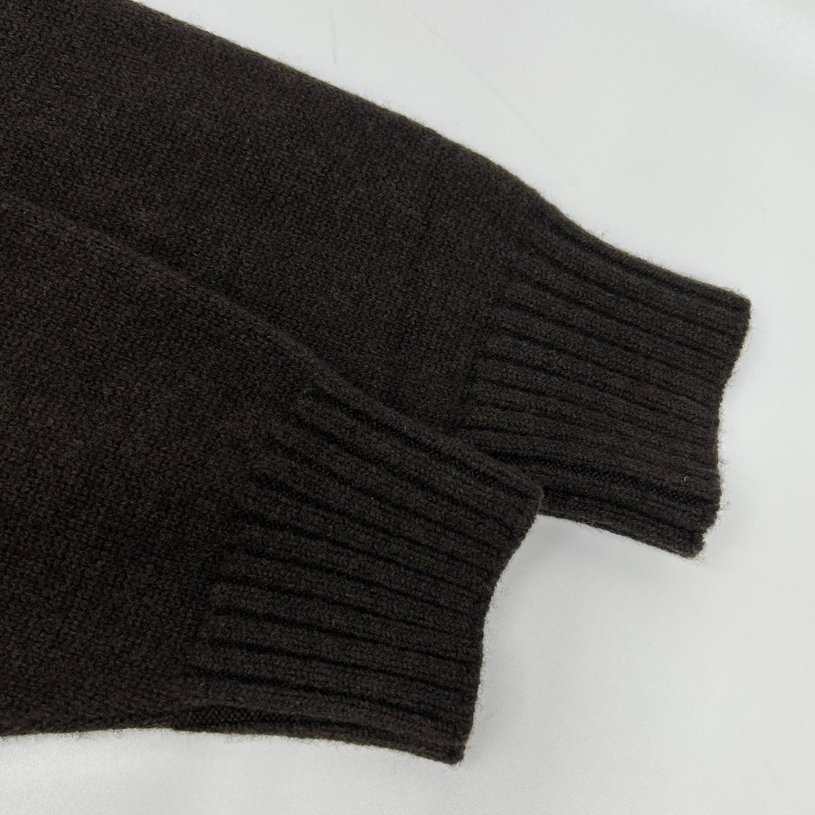 PORT BY ARK ポートバイアーク PO18-KN01 ブラウン Half Zip Knit ハーフジップニット トップス