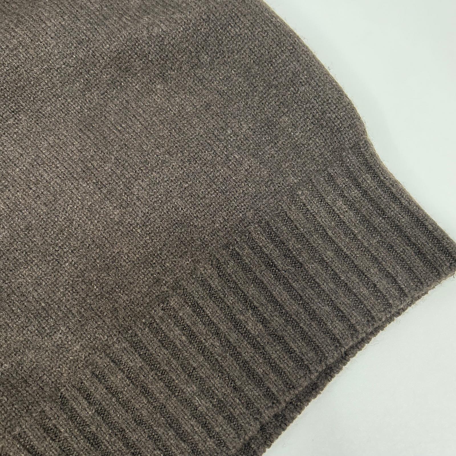 PORT BY ARK ポートバイアーク PO18-KN01 ブラウン Half Zip Knit ハーフジップニット トップス
