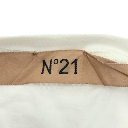 N゜21 ヌメロ ヴェントゥーノ 20A-F071-4157 ホワイト レース 半袖カットソー トップス