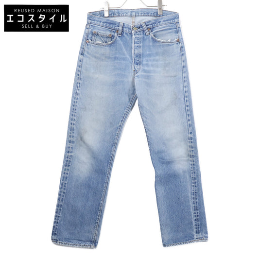 LEVI'S リーバイス 501 66後期 Button-back stamp 6 Chain stitch Small "e" Button fly denim pants bottoms