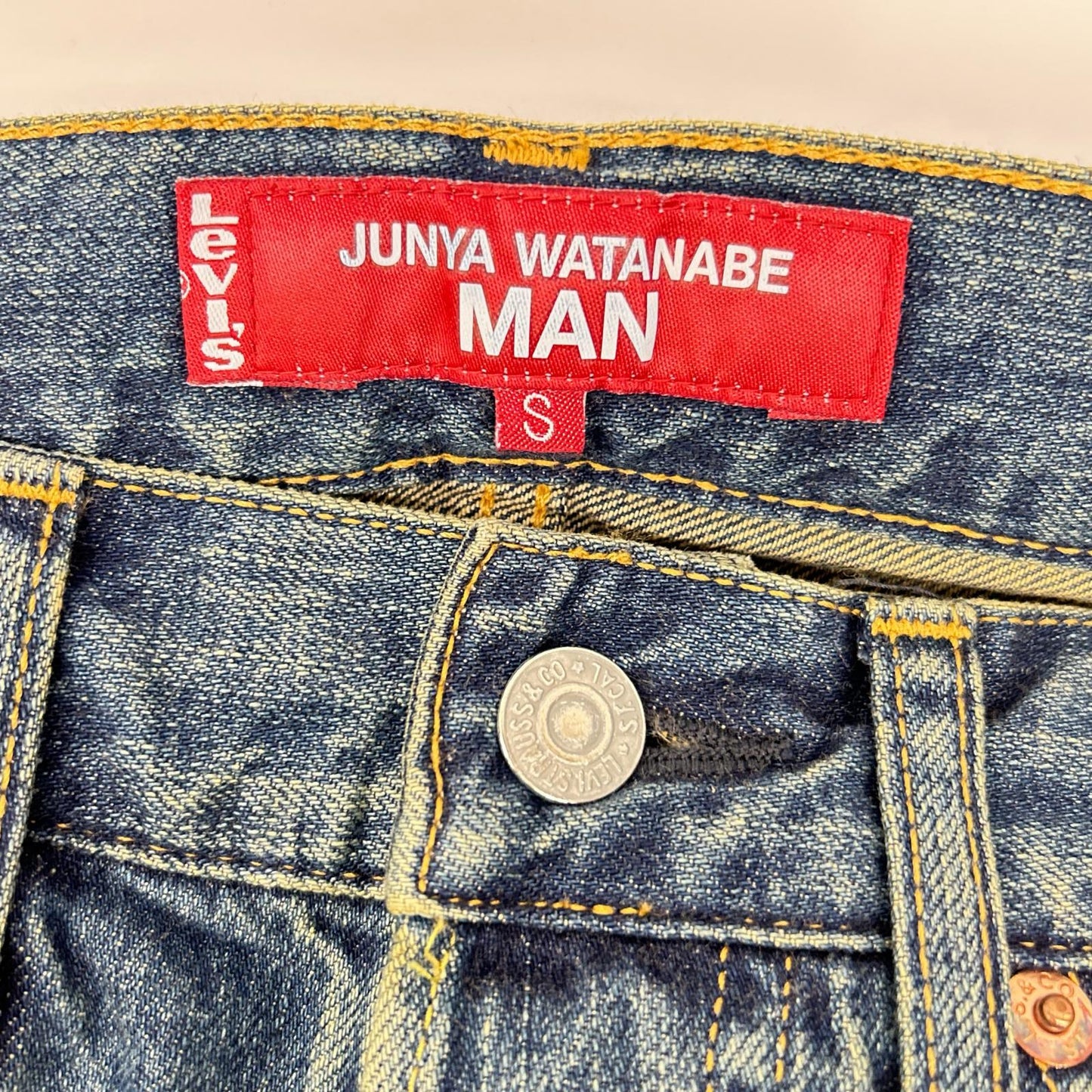 JUNYA WATANABE MAN 渡边淳弥男士 W联名 AD2025 WP-P216 牛仔裤 下装