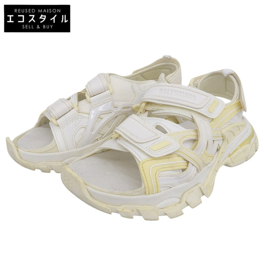 BALENCIAGA バレンシアガ ベルクロ トラックサンダル シューズ メンズ ホワイト 27cm 617542 シューズ