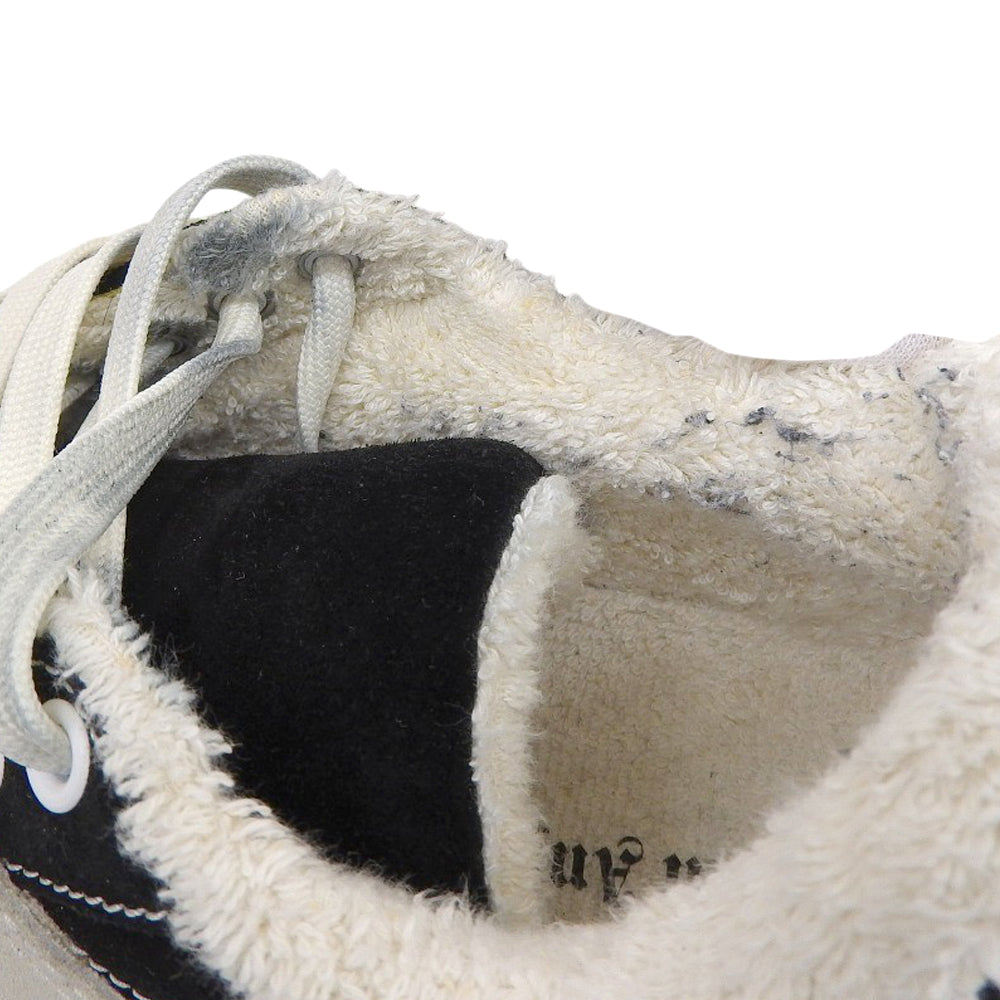 Palm Angels パームエンジェルス Snow Low スエードスニーカー シューズ メンズ ブラック×ホワイト 41 PMIA051F20LEA001 シューズ