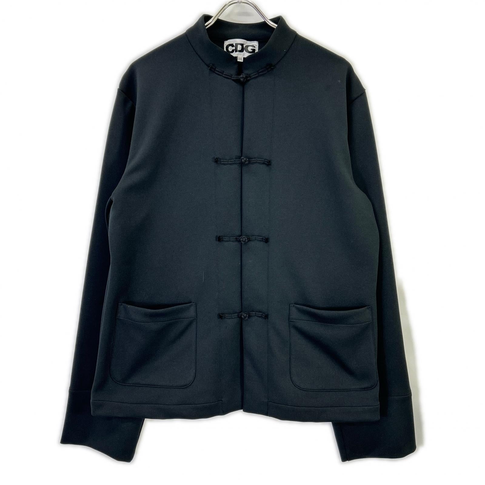 CDG ブラック XL ジャケット CDG シーディージー SZ-J021 ブラック CHINA JACKET ジャケット