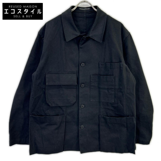 Y's for men ワイズフォーメン MS-Y02-001 ブラック COTTON FLANNEL CHAIN STITCH BLOUSON ジャケット