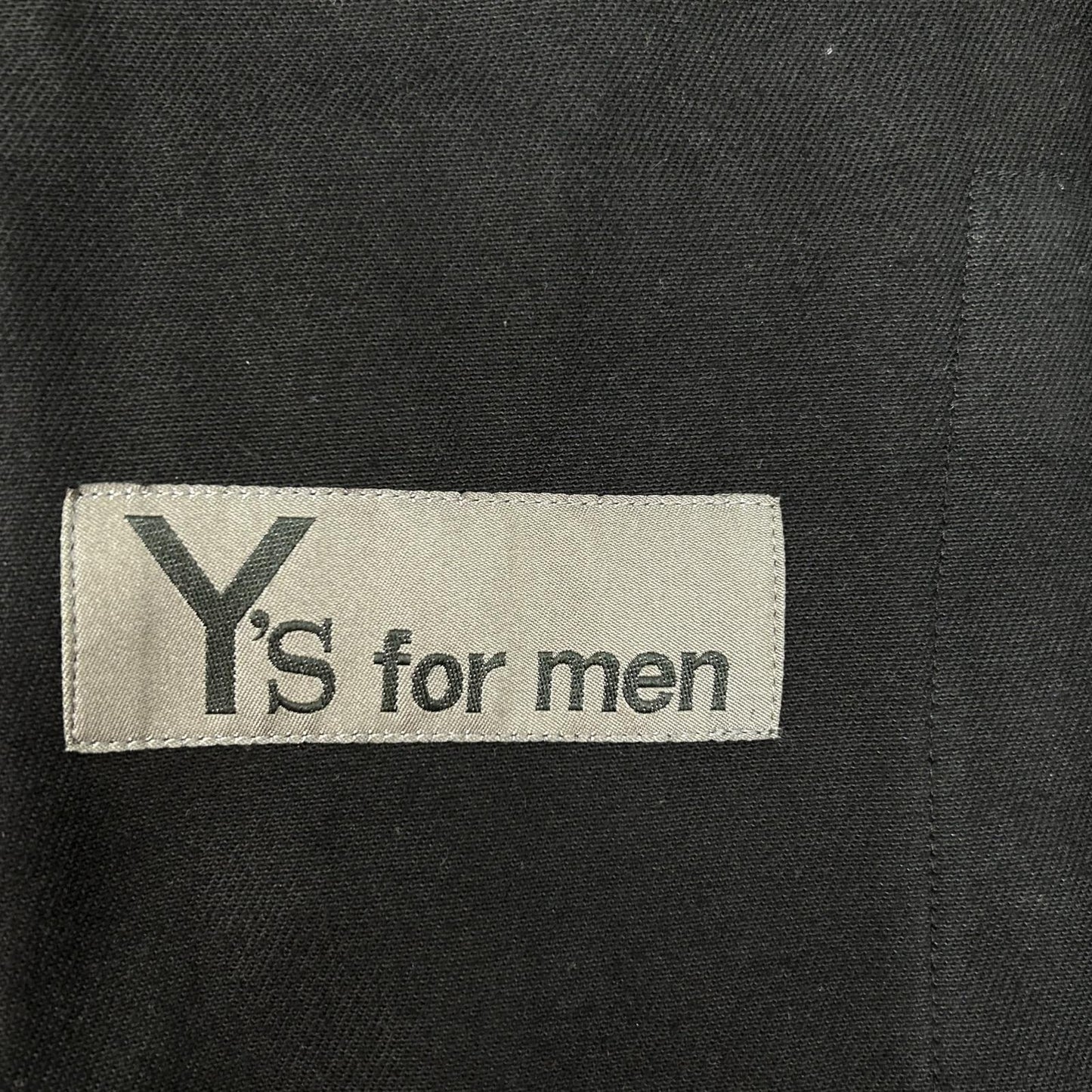 Y's for men Y's for men MS-Y02-001 黑色棉法兰绒锁链刺绣夹克