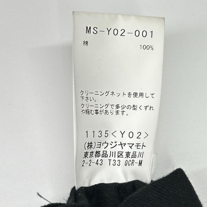 Y's for men Y's for men MS-Y02-001 黑色棉法兰绒锁链刺绣夹克