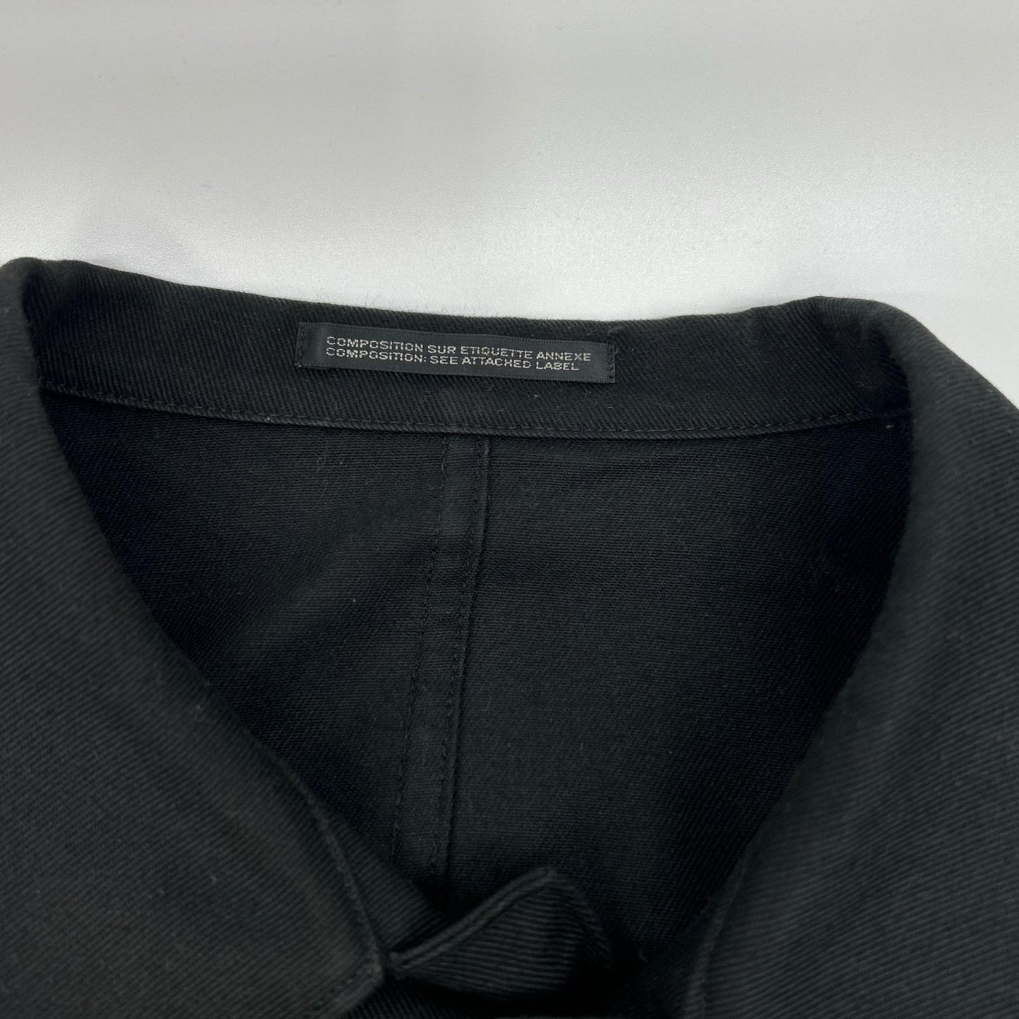Y's for men Y's for men MS-Y02-001 黑色棉法兰绒锁链刺绣夹克