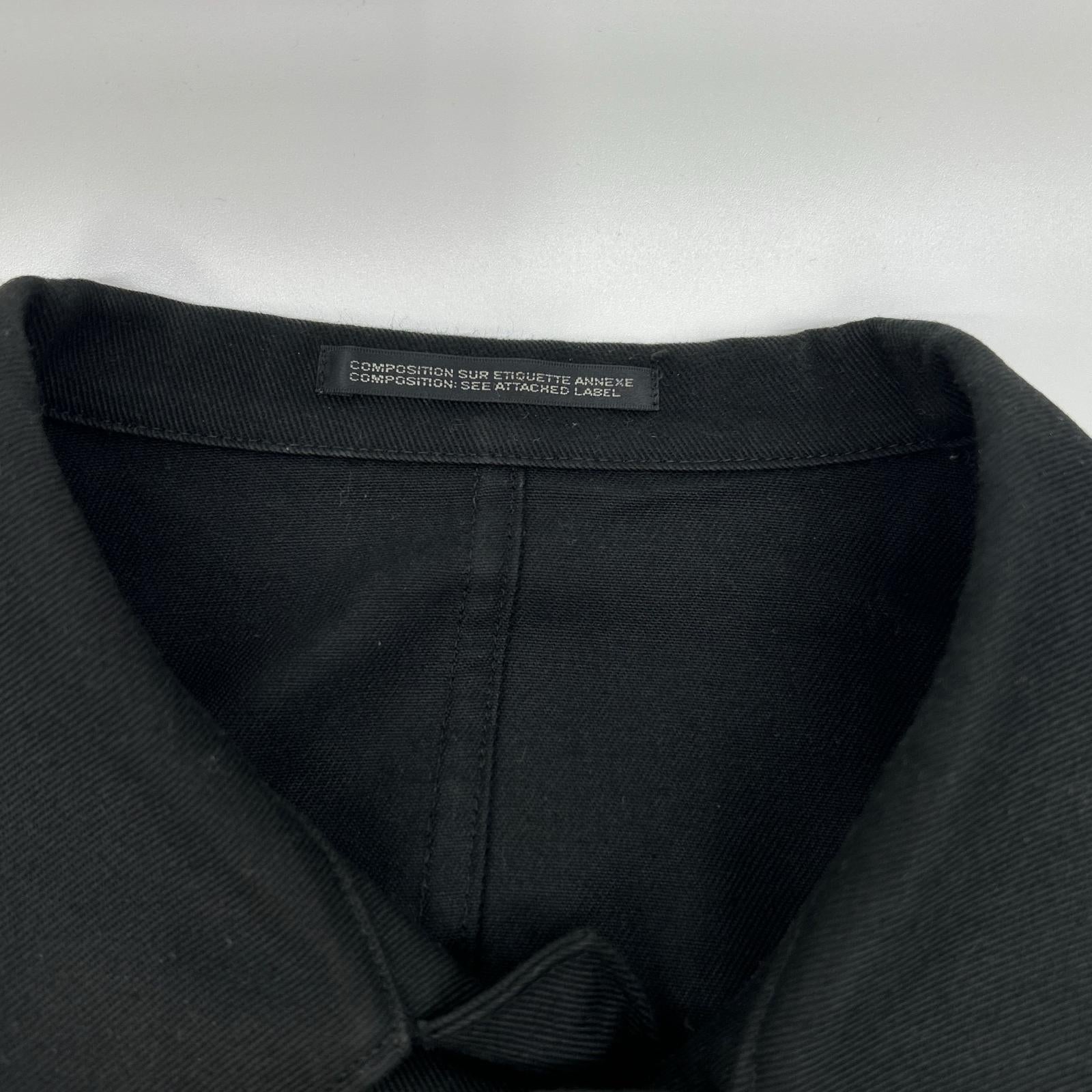 Y's for men Y's for men MS-Y02-001 黑色棉法兰绒锁链刺绣夹克