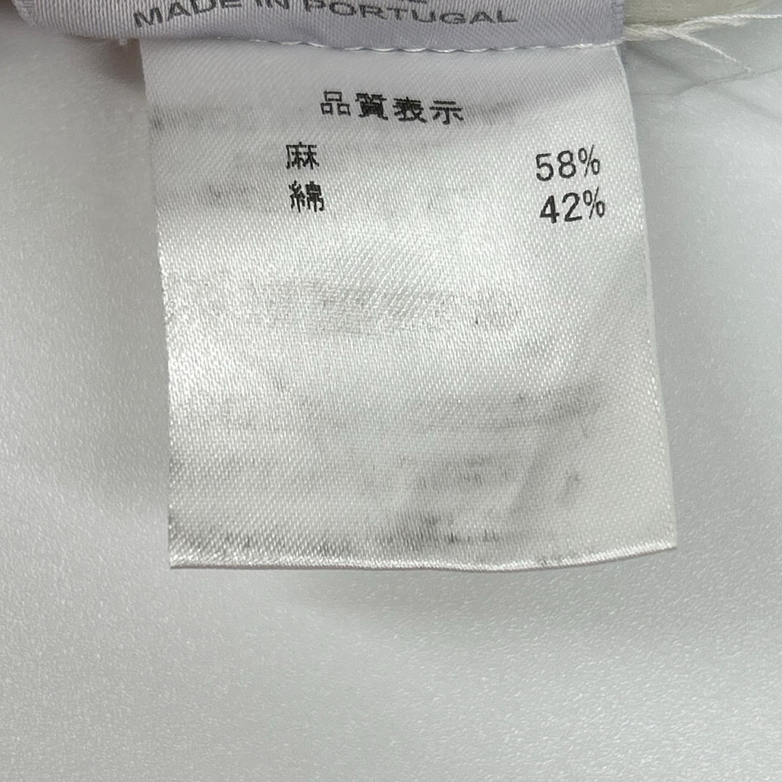 BERNARD ZINS 贝尔纳·赞士 60516 黑白 BAC J 千鸟格 亚麻棉 西裤 下装