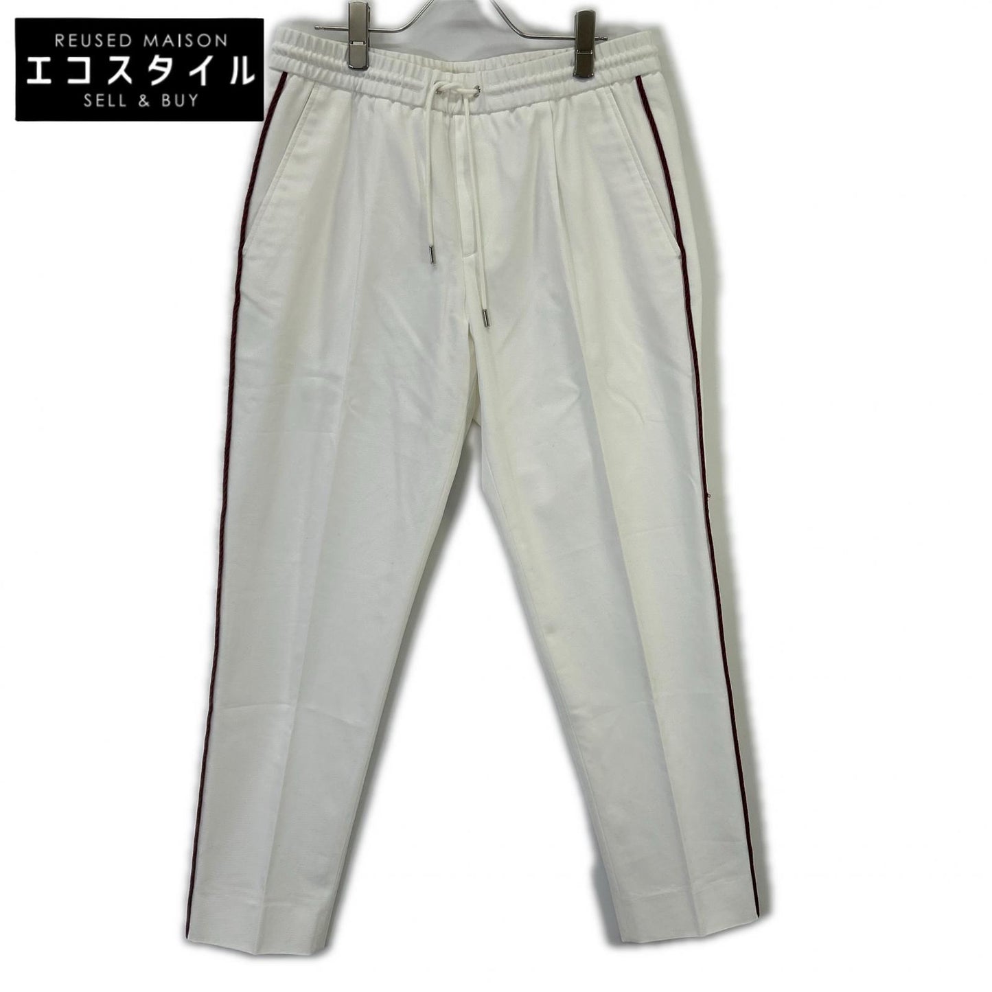 MONCLER モンクレール 19年製 ホワイト PANTALONE SPOTIVO ボトムス