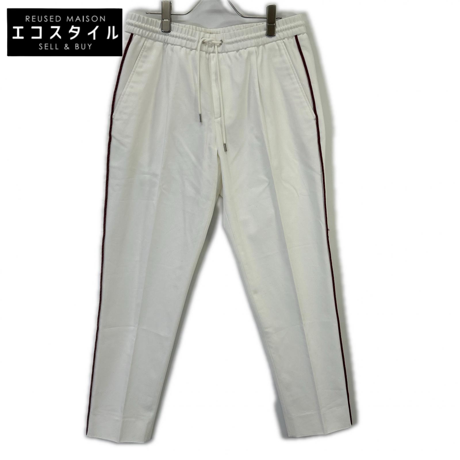 MONCLER モンクレール 19年製 ホワイト PANTALONE SPOTIVO ボトムス