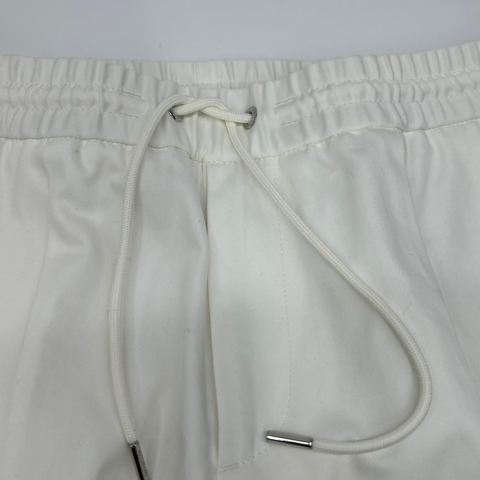 MONCLER モンクレール 19年製 ホワイト PANTALONE SPOTIVO ボトムス