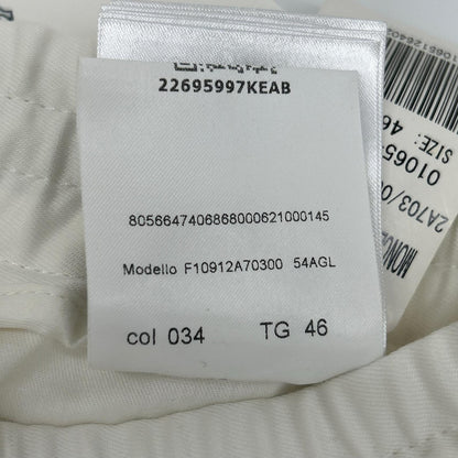 MONCLER モンクレール 19年製 ホワイト PANTALONE SPOTIVO ボトムス