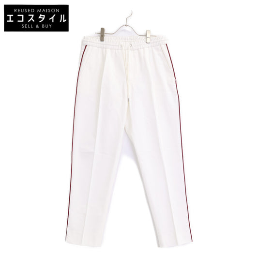 MONCLER モンクレール 【新品同様】F10912A70300 PANTALONE SPOTIVO コットン サイドライン イージーパンツ ボトムス