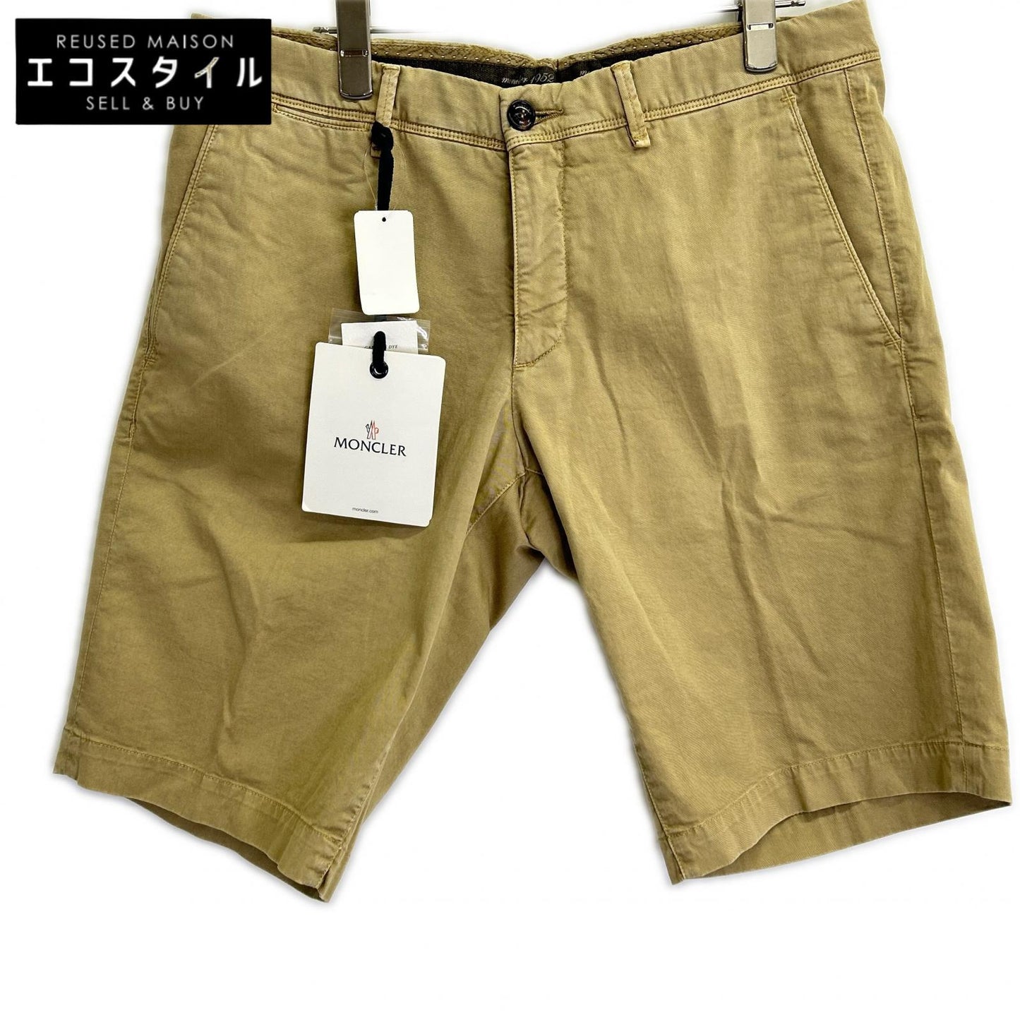 MONCLER モンクレール ベージュ PANTALONE BERMUDA ハーフパンツ ボトムス