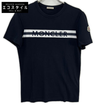 MONCLER モンクレール 21年製 ネイビー MAGLIA ロゴ ワッペン クルーネック Tシャツ トップス