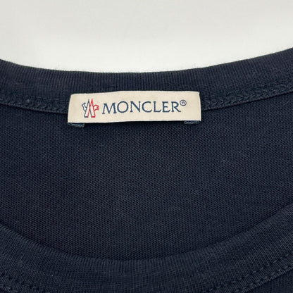 MONCLER モンクレール 21年製 ネイビー MAGLIA ロゴ ワッペン クルーネック Tシャツ トップス