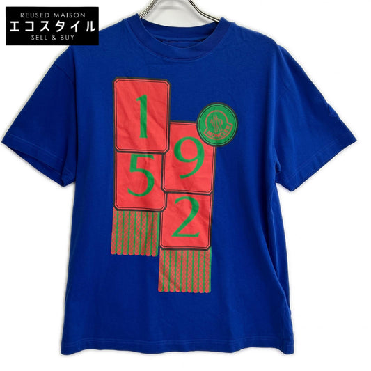 MONCLER モンクレール 21年 ジーニアス ブルー グラフィックTシャツ トップス