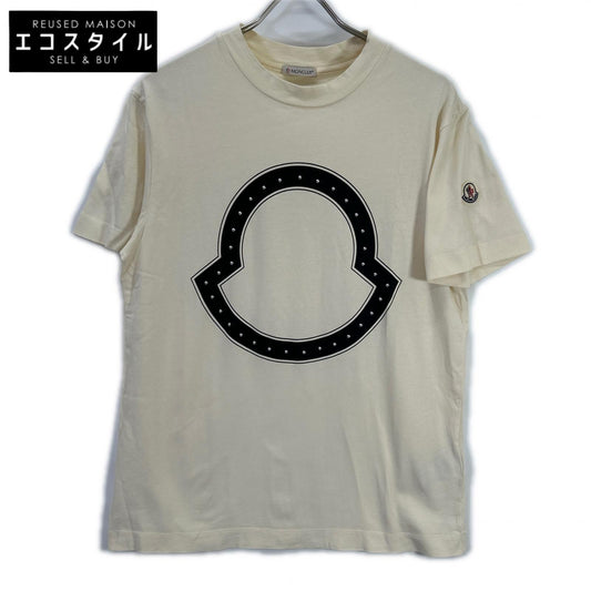 MONCLER モンクレール 21年製 アイボリー スタッズTシャツ トップス