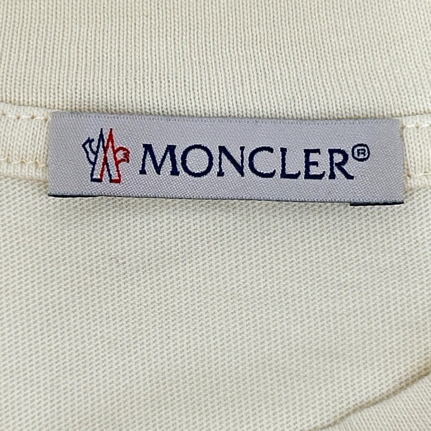 MONCLER モンクレール 21年製 アイボリー スタッズTシャツ トップス
