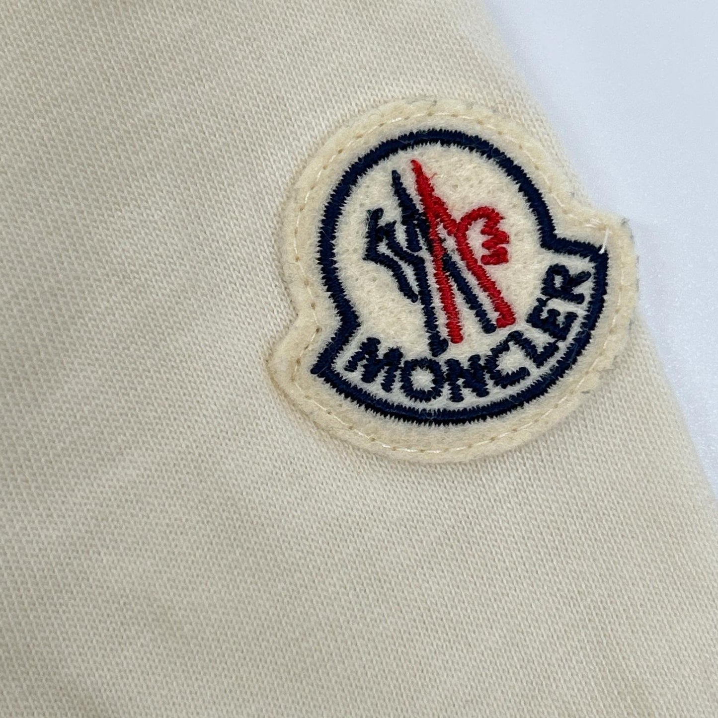 MONCLER モンクレール 21年製 アイボリー スタッズTシャツ トップス