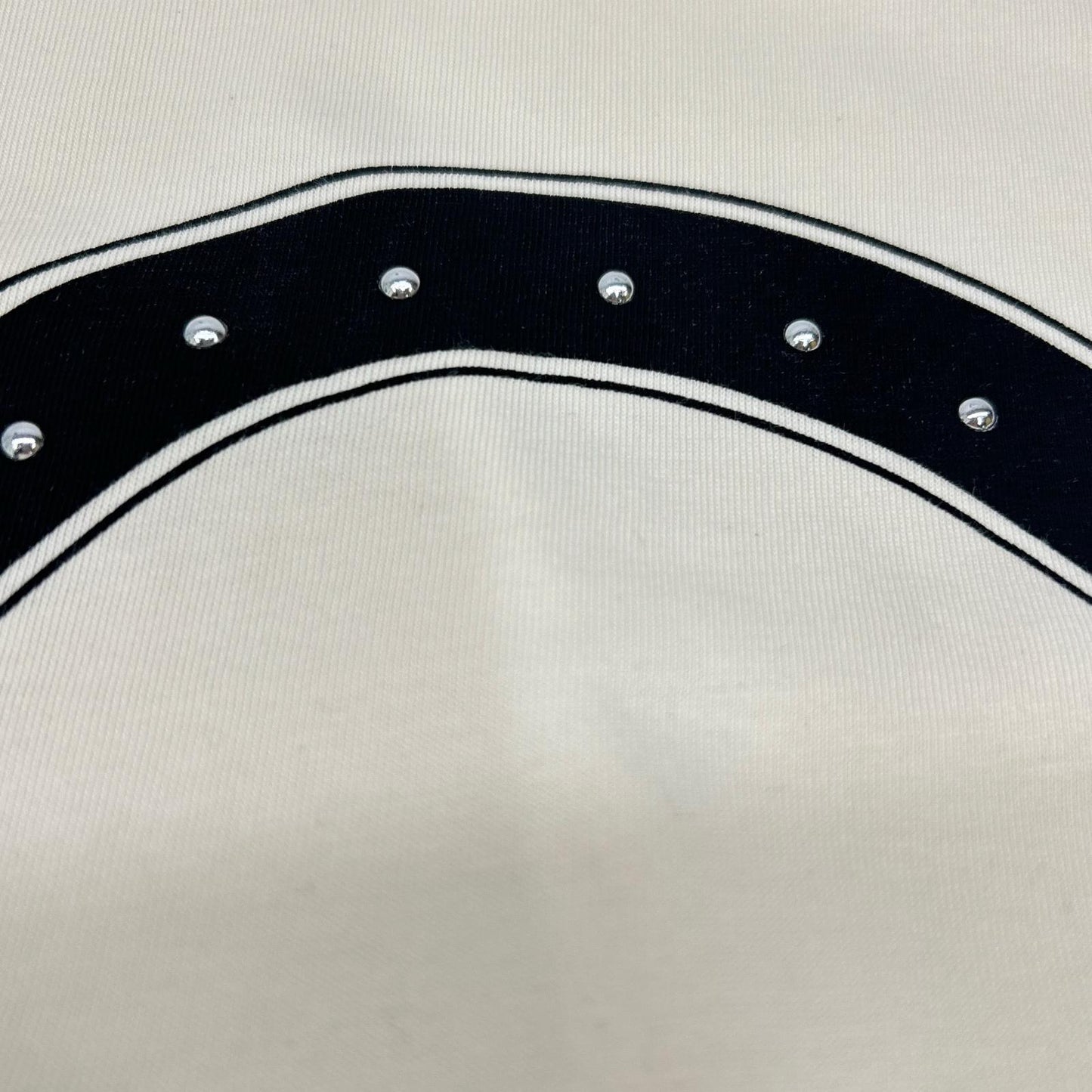 MONCLER モンクレール 21年製 アイボリー スタッズTシャツ トップス
