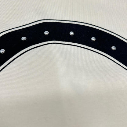 MONCLER モンクレール 21年製 アイボリー スタッズTシャツ トップス