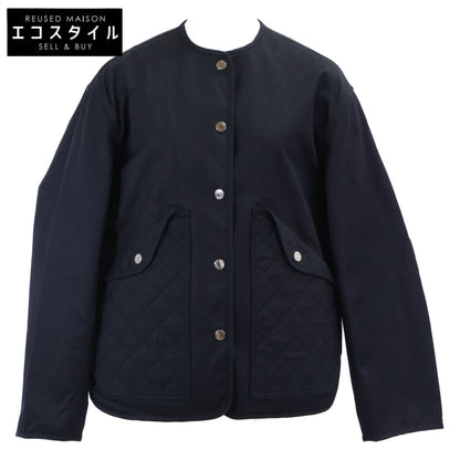HERMES 【美品/国内正規/25SS】H5E0163DQ Sellier Button Quilted Collarless Jacket