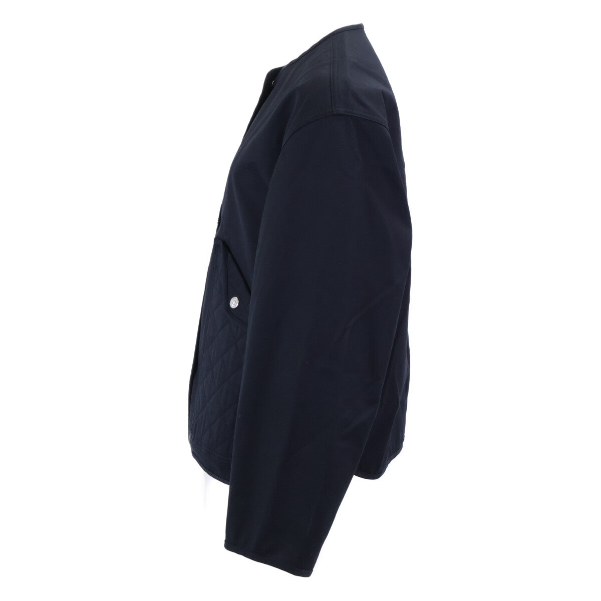 HERMES 【美品/国内正規/25SS】H5E0163DQ Sellier Button Quilted Collarless Jacket