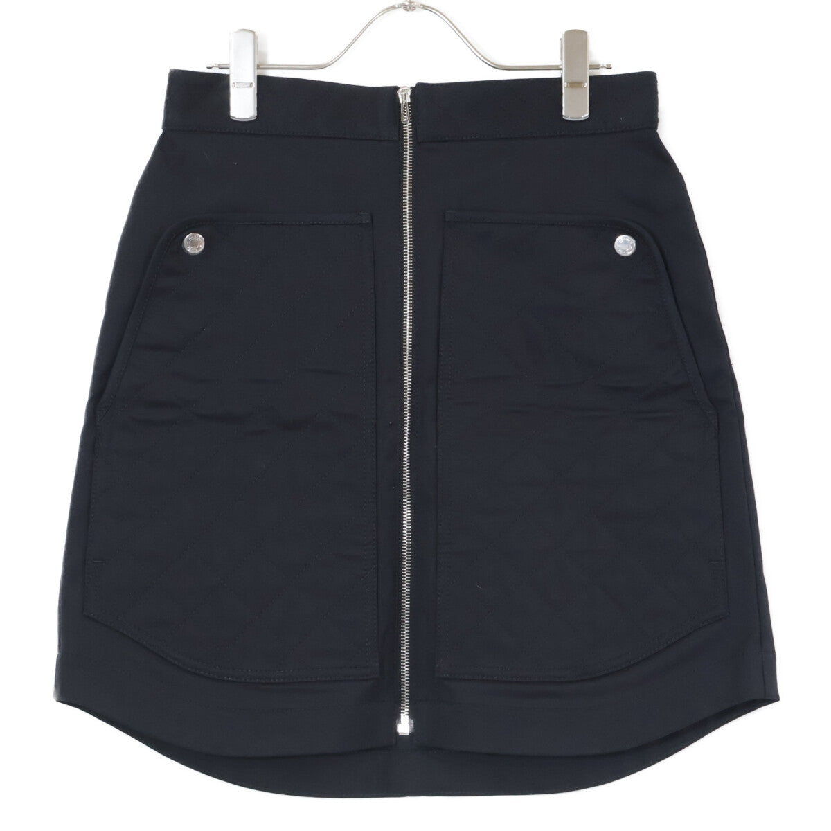 HERMES 爱马仕 【美品/国内正品/25SS】5E0356DQ 纽扣绗缝口袋半身裙