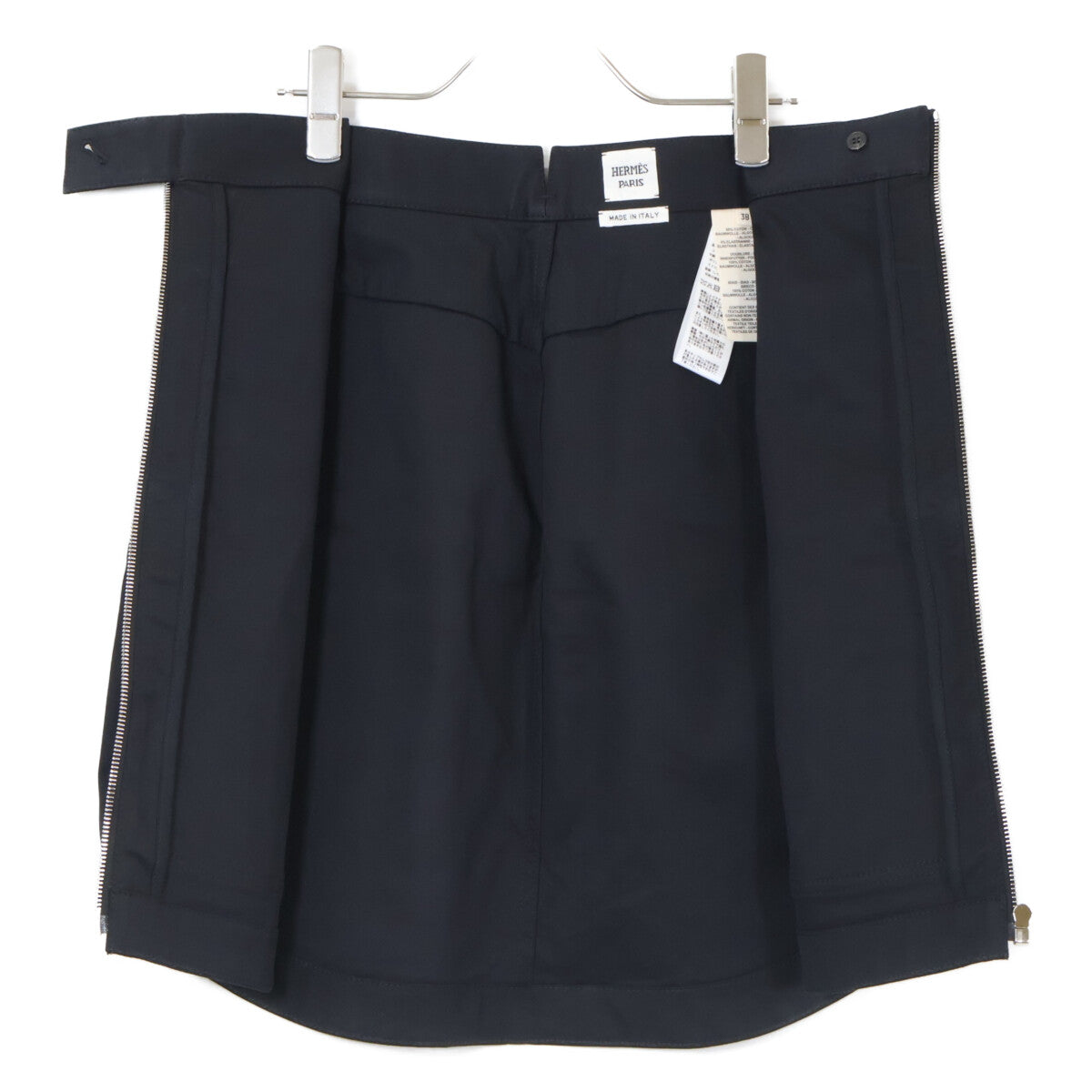 HERMES 爱马仕 【美品/国内正品/25SS】5E0356DQ 纽扣绗缝口袋半身裙