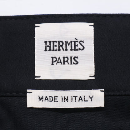 HERMES 爱马仕 【美品/国内正品/25SS】5E0356DQ 纽扣绗缝口袋半身裙