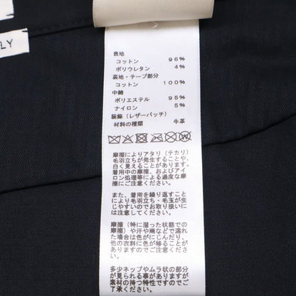 HERMES 爱马仕 【美品/国内正品/25SS】5E0356DQ 纽扣绗缝口袋半身裙