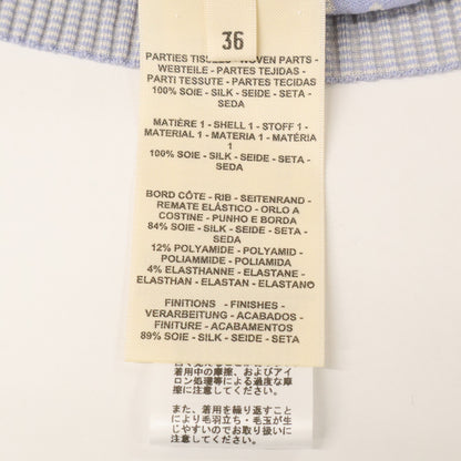 HERMES エルメス 【国内正規/25年製】5E2821DS ツイルレーヌ チーターとヤシの木 シルク 半袖セーター トップス
