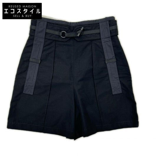 HERMES エルメス 3E0407DP 23SS ブラック コットン キュロットパンツ ボトムス