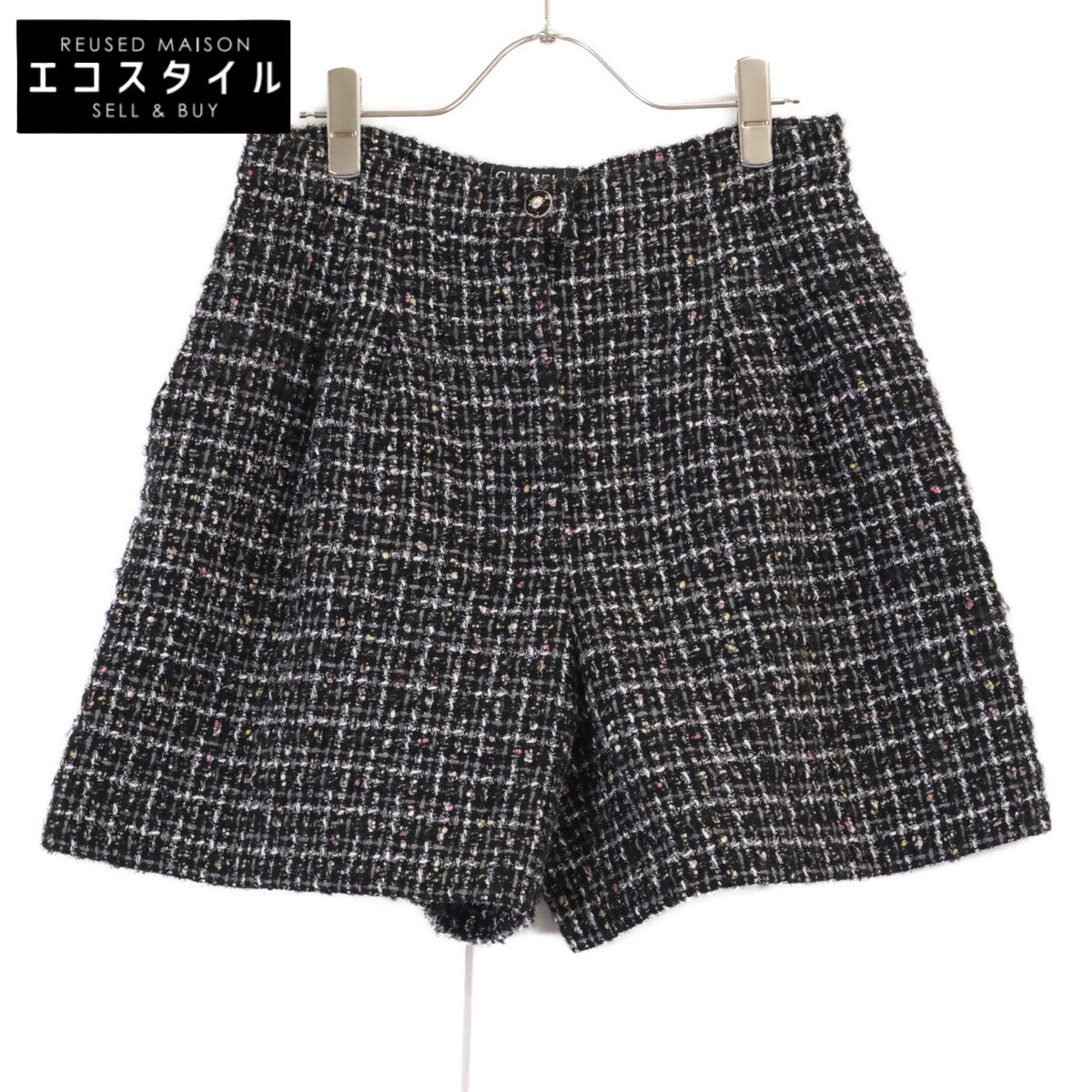 CHANEL シャネル 【美品/国内正規/24AW】P77734V69392 ツイード キュロットパンツ ボトムス