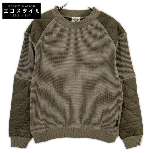 Jackman ジャックマン LV7290 カーキ ×Lavenham Waffle Armored Midneck Mens トップス